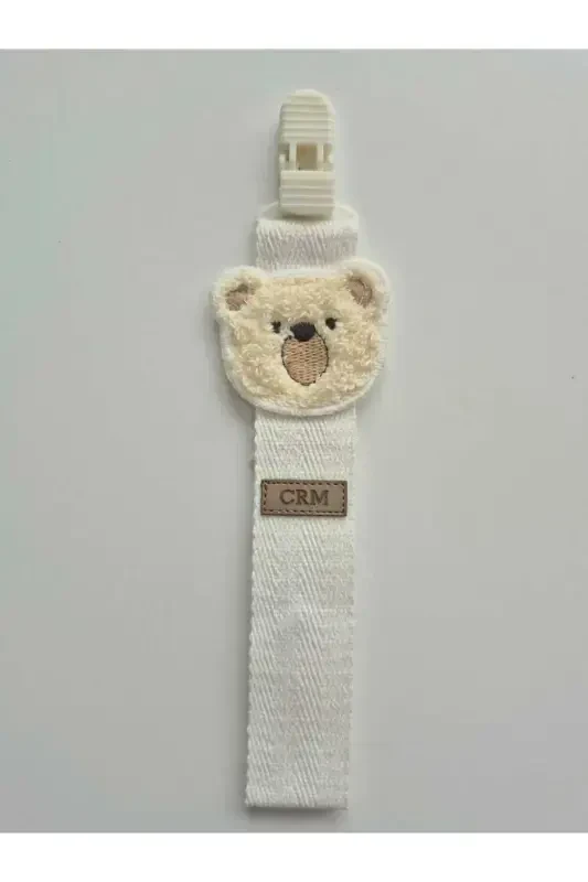 Pacifier Clip Star Pattern Newborn Babies and 0-18 Months Compatible NAVY BLUE - 3