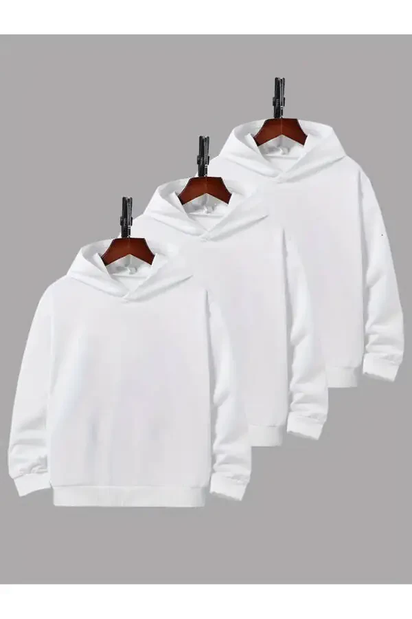 Pack Boy-Girl Kids UNPRINTED Hoodie Sweatshirt ( NEW ITEM ) - 1