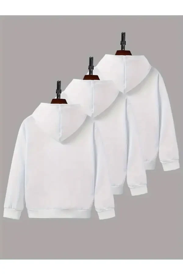 Pack Boy-Girl Kids UNPRINTED Hoodie Sweatshirt ( NEW ITEM ) - 3