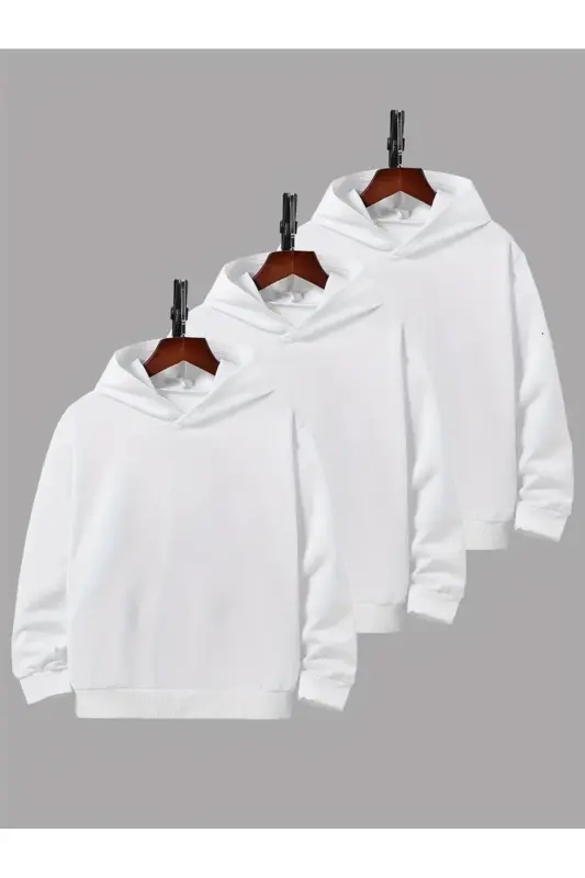 Pack Boy-Girl Kids UNPRINTED Hoodie Sweatshirt ( NEW ITEM ) - 3