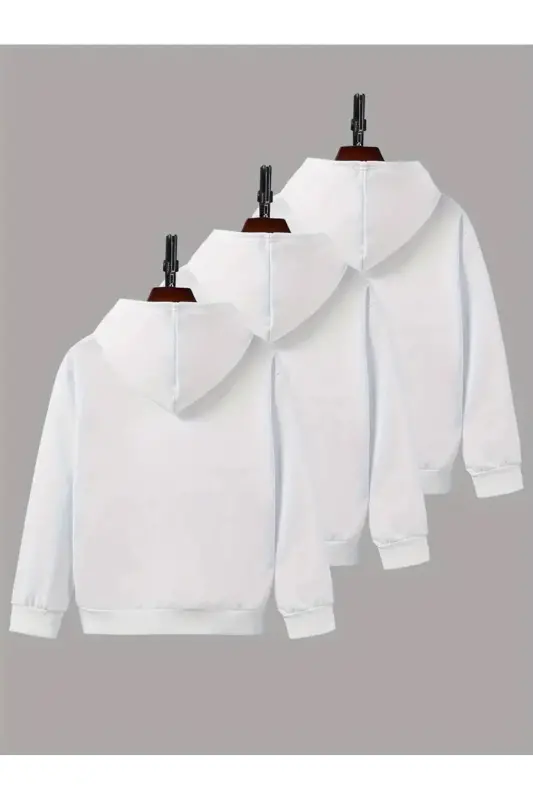 Pack Boy-Girl Kids UNPRINTED Hoodie Sweatshirt ( NEW ITEM ) - 5