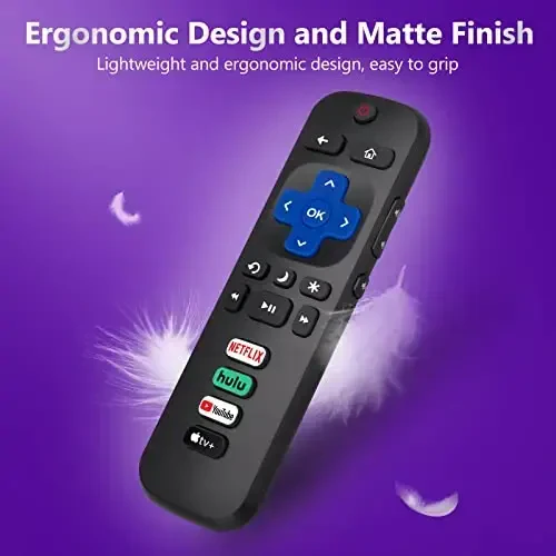 【Pack of 2】 for Roku-TV-Remote-Replacement,Universal Control for TCL,ONN, Hisense Roku TVs - 6