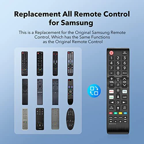 【Pack of 2】 New Universal Remote Control for All Samsung TV Remote, Replacement Compatible for All Samsung Remote Control for Smart TV, LED, LCD, HDTV, 3D, Series TV - Dr.Sept (1)