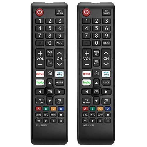 【Pack of 2】 New Universal Remote for All Samsung TV Remote, Replacement Compatible for All Samsung Smart TV, LED, LCD, HDTV, 3D, Series TV - 1