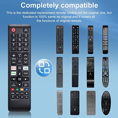 【Pack of 2】 New Universal Remote for All Samsung TV Remote, Replacement Compatible for All Samsung Smart TV, LED, LCD, HDTV, 3D, Series TV - 4