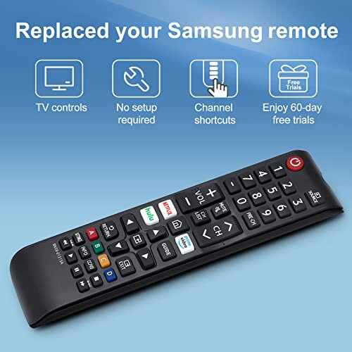 【Pack of 2】 New Universal Remote for All Samsung TV Remote, Replacement Compatible for All Samsung Smart TV, LED, LCD, HDTV, 3D, Series TV - 6