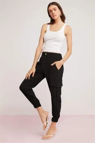 Pack of 2 White Women's Lace-Trimmed Bustier Tank Tops with Wide Straps Basic - 6