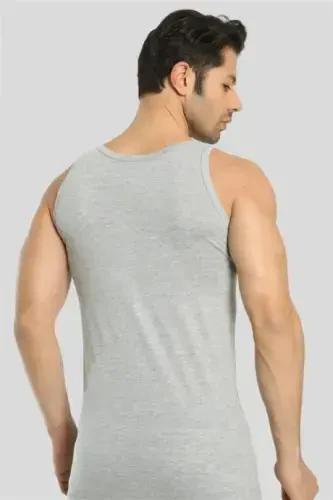 Pack of 6 Assorted Colour Men's Vests 100% Cotton - 11