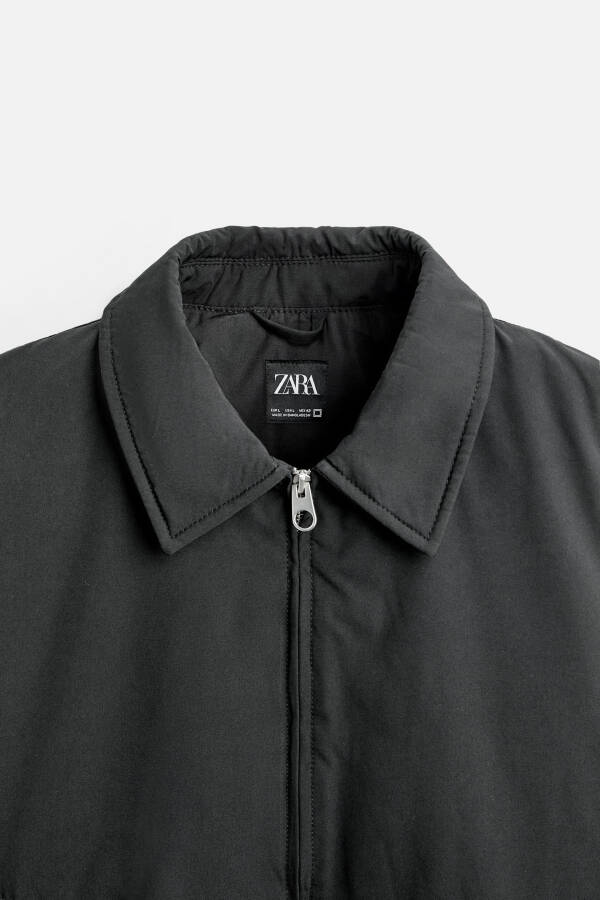 Padded bomber jacket - Black - 20