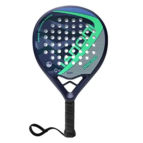 Padel Racket Carbon Fiber Surface with EVA Memory Flex Foam Core Lightweight Padel Racquet 