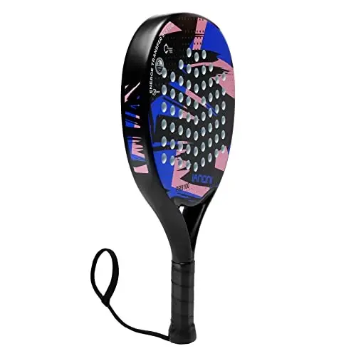 Padel Raket Karbon Fiber Yuzasi EVA Xotira Flex Ko'pikli Yadro Yengil Padel Raketi - 5