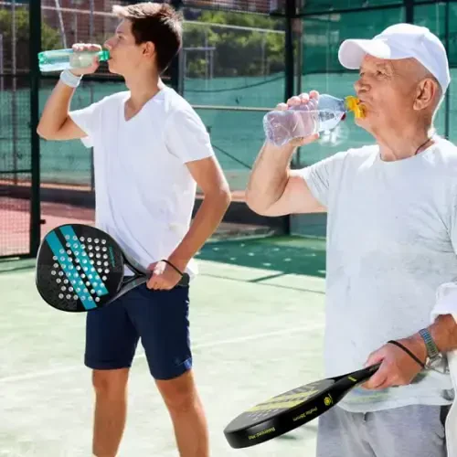 Padel Raket Karbon tolali sirt EVA Memory Flex ko'pik yadrosi bilan Yengil Padel Raket - 7