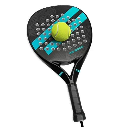 Padel Racket Carbon Fiber Surface with EVA Memory Flex Foam Core Lightweight Padel Racquet - 2