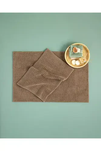Paige Bath Mat 50x80 cm. Coffee (29.03.2025)-Coffee - ENGLISH HOME (1)