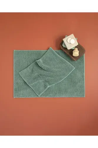 Paige Makarna Banyo Paspası Yeşil-Yeşil - ENGLISH HOME (1)
