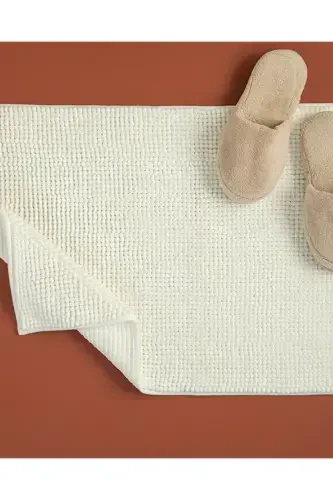 Paige Makarna Bath Mat Ecru 50x80 cm. (4.08.2025)-Ecru - 1