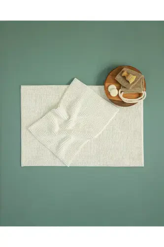 Paige Makarna Bath Mat Ecru 50x80 cm. (4.08.2025)-Ecru - ENGLISH HOME (1)