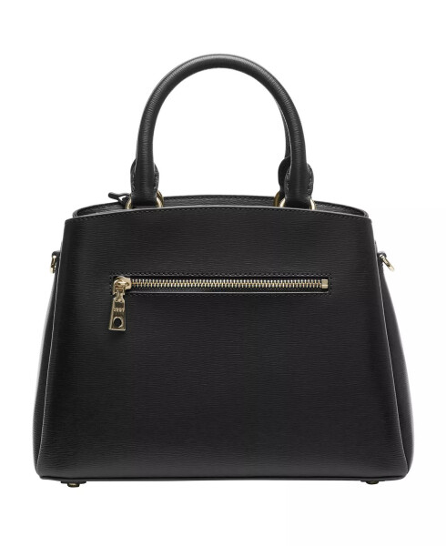 Paige Medium Satchel With Convertible Strap Black/gold - 3