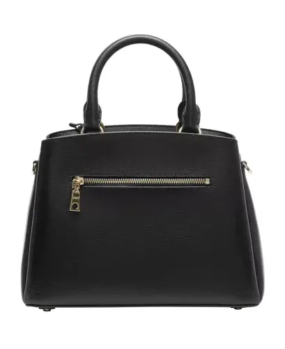 Paige Medium Satchel With Convertible Strap - Black/gold - 3