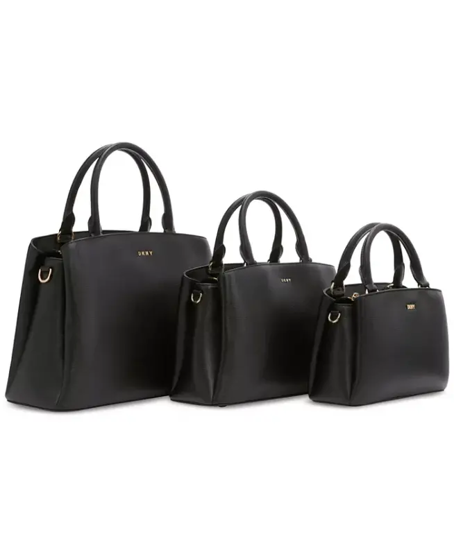 Paige Medium Satchel With Convertible Strap - Black/gold - 6