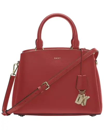 Paige Medium Satchel With Convertible Strap-Bright Red 