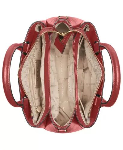 Paige Medium Satchel With Convertible Strap - Bright Red - DKNY (1)