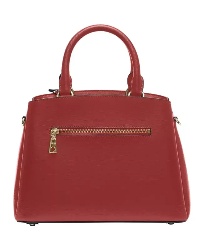 Paige Medium Satchel With Convertible Strap - Bright Red - 3