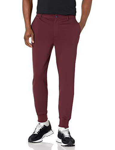 PAIGE Men's Elmwood Transcend Knit Tech Trouser Jogger Pant - 1