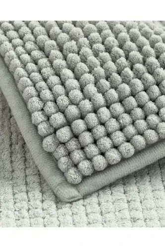 Paige Pasta Bath Mat Grey-Grey - 3