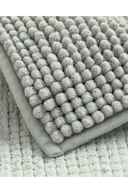 Paige Pasta Bath Mat Grey-Grey - 3
