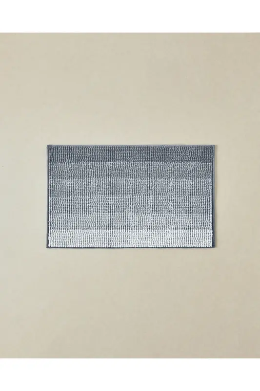 Paige Polyester Banyo Paspası Gri-Gri - ENGLISH HOME