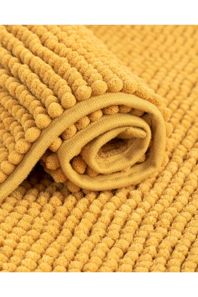 Paige Polyester Bath Mat 50x80 cm Yellow - 4