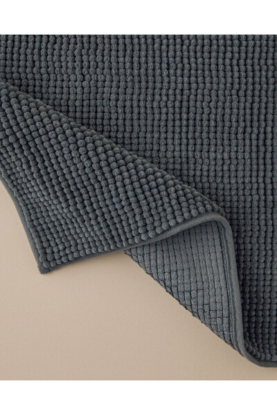 Paige Polyester Noodle Bath Mat Set Anthracite - ENGLISH HOME (1)