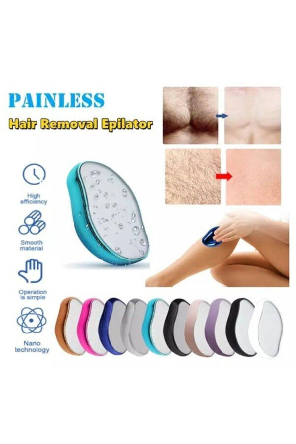 Painless Hair Remover Hair Removal Eraser Crystal Stone For Men And Women All Body Hair - 1