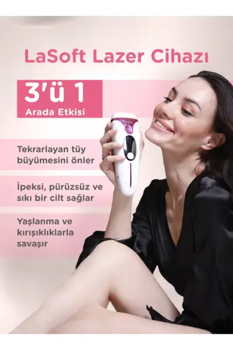Painless IPL Laser Epilator for Home Use, Face, Body and Genital Area Laser Tool - LASOFT (1)