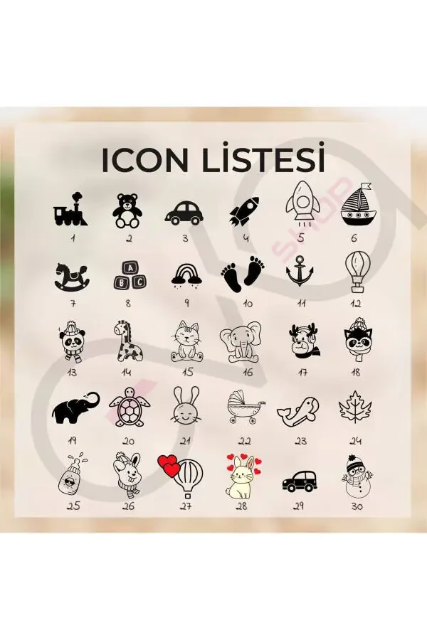 Painted Natural Goat Hair Hair Brush And Comb (NAMED POUCH) - 3