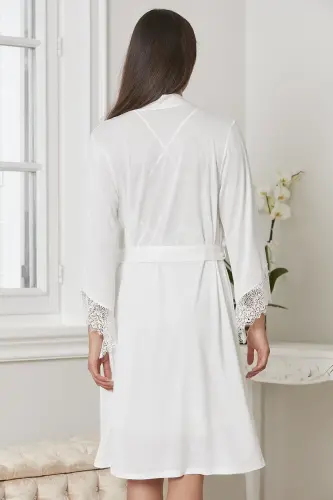 Pajama Six-Piece Bridal Dowry Set - 5040 Ecru-Ecru - 3