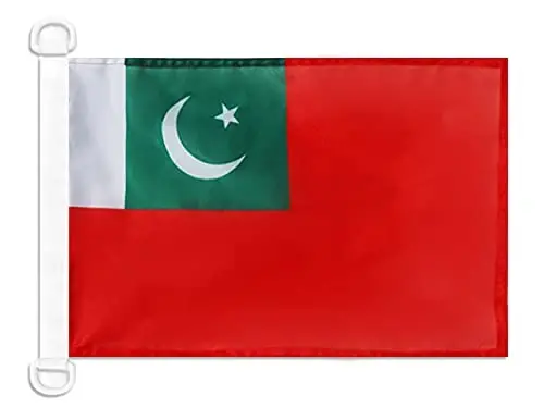 Pakistan Civil Ensign NAUTICAL Flag 18'' x 12'' - Pakistani merchant flags 30 x 45 cm. - Banner 12x18 in for boat - AZ FLAG - 1