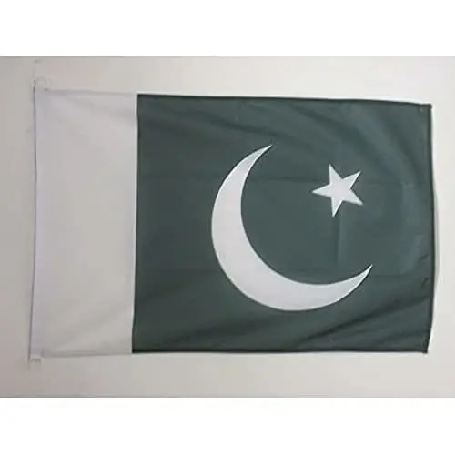 Pakistan NAUTICAL Flag 18'' x 12'' - Pakistani flags 30 x 45 cm. - Banner 12x18 in for boat - AZ FLAG - AZ FLAG