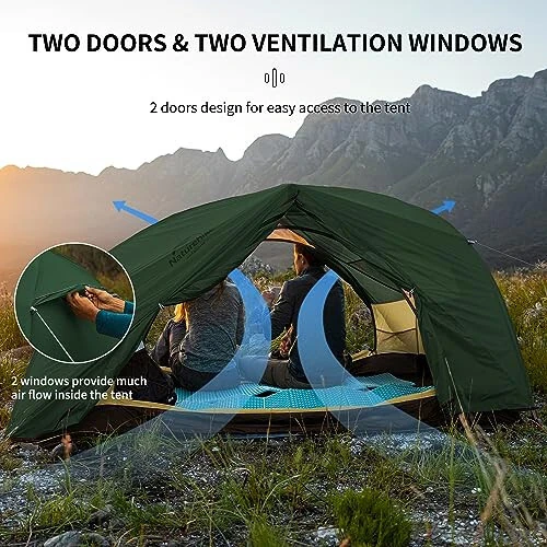 Палатка Naturehike Star River для двух человек, двухслойная ультралегкая палатка для двух человек для кемпинга и походов, легкая палатка для двух человек для велотуризма - Naturehike (1)