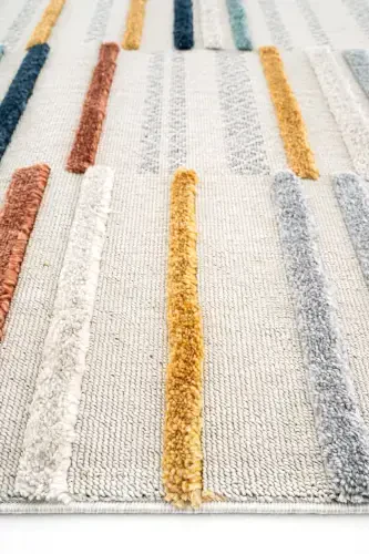 Palazzo 01 Multy Bukle Salon Gilami Tuk bermaydigan Oshxona Gilami Bolalar Xonasi Gilami Koridor Kesma Yo'lak - Multi - 8