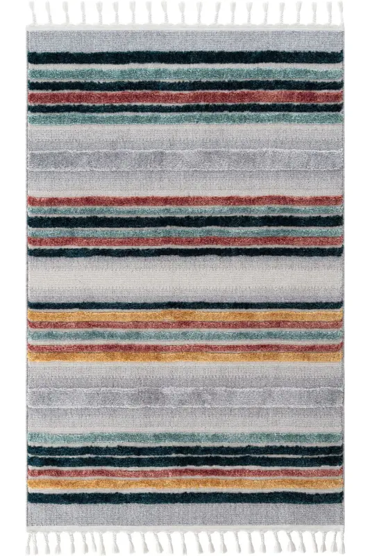 Palazzo 02 Multy Boucle Rug Living Room Carpet Non-Shedding Kitchen Rug Kids Room Carpet Hallway Runner-Multi 2 - COOL HALI