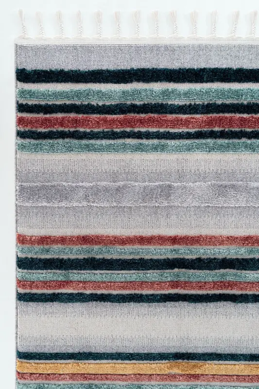 Palazzo 02 Multy Boucle Rug Living Room Carpet Non-Shedding Kitchen Rug Kids Room Carpet Hallway Runner-Multi 2 - 3