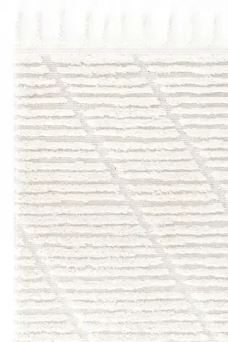 Palazzo 08 Cream Boucle Living Room Carpet Non-Shedding Kitchen Carpet Kids Room Carpet Hallway Runner Rug-Cream - 3