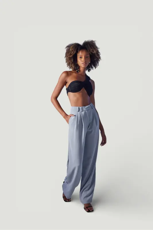 Palazzo Kesim Baland Bel Mato Palasia Shim Kulrang - 5