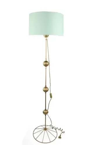 Palermo Floor Lamp Antique No: 14-Water Green - BEGÜSA (1)