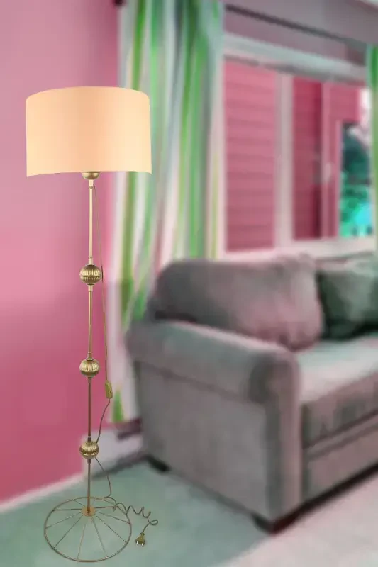 Palermo Floor Lamp Antique No: 19-Cream - 1
