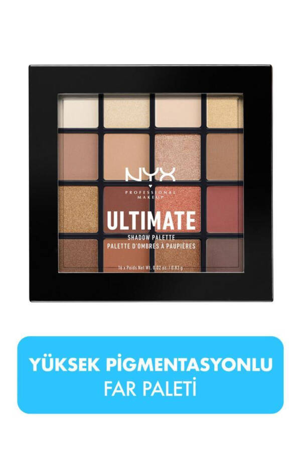 Палетка теней для век - Ultimate Shadow Pallette Теплые нейтральные 800897017644 - 15