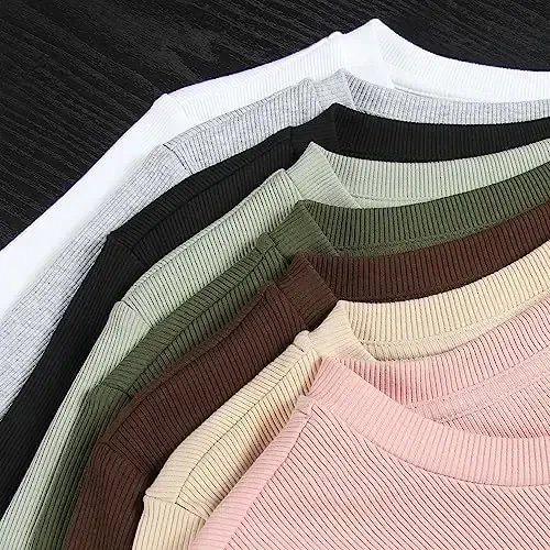 PALINDA Ayollarining Qisqa Yengli Rezinkali Tor Ko'ylagi Asosiy V Yoqali Slim Futbolka Toplari - 4