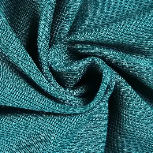 PALINDA Women's Short Sleeves Ribbed Fitted Shirt Basic V Neck Slim T Shirt Tops - 3